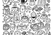 Cute doodle cartoon coffee shop, a Food Illustration by Voodz_shop (Thumbnail 2 of 3)