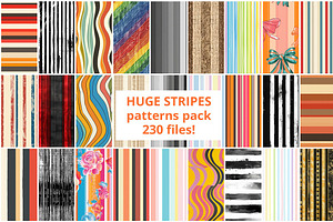 230 Striped Stripes Seamless Pattern