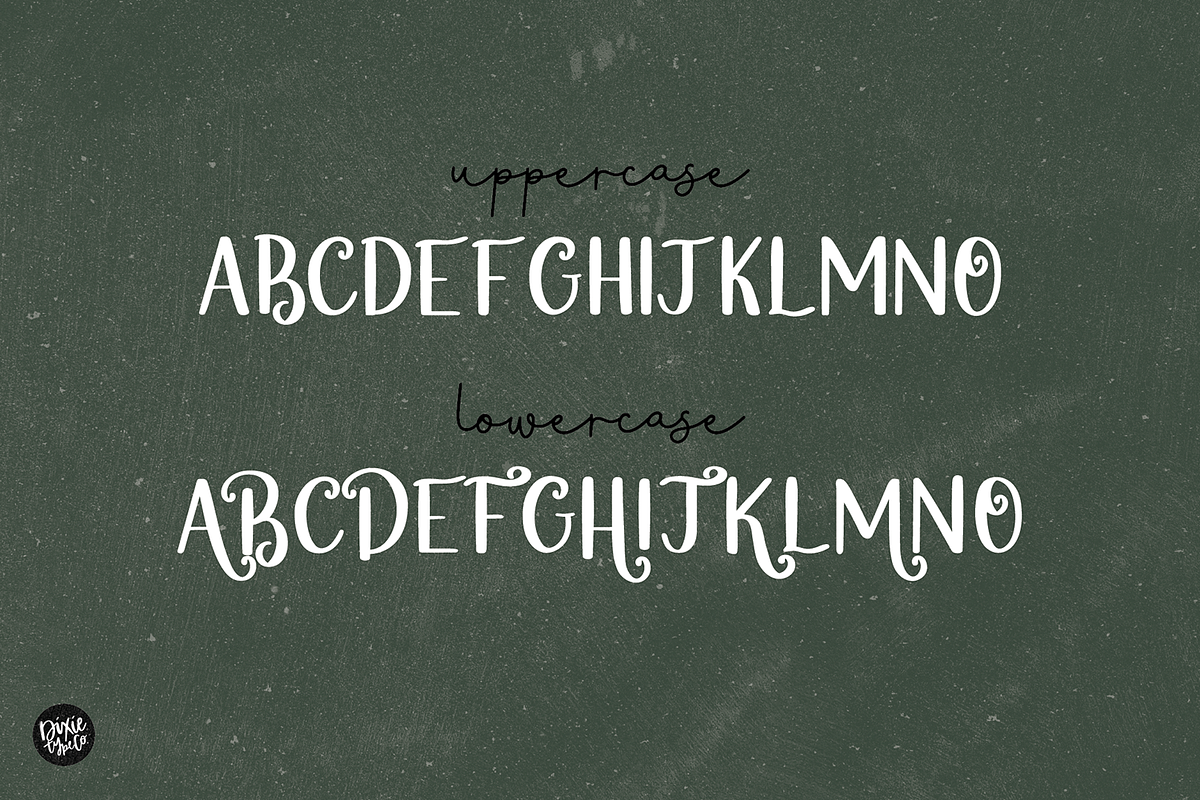 DASHER Farmhouse Christmas Font, a Font by Blush Font Co. (Photo 8 of 9)