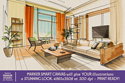 VVDS Realistic Marker Studio, a Brush Add-On by Vintage Voyage Supply (Thumbnail 6 of 10)