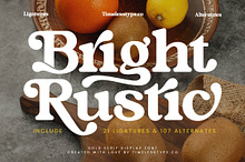 Bright Rustic Bold Serif Font