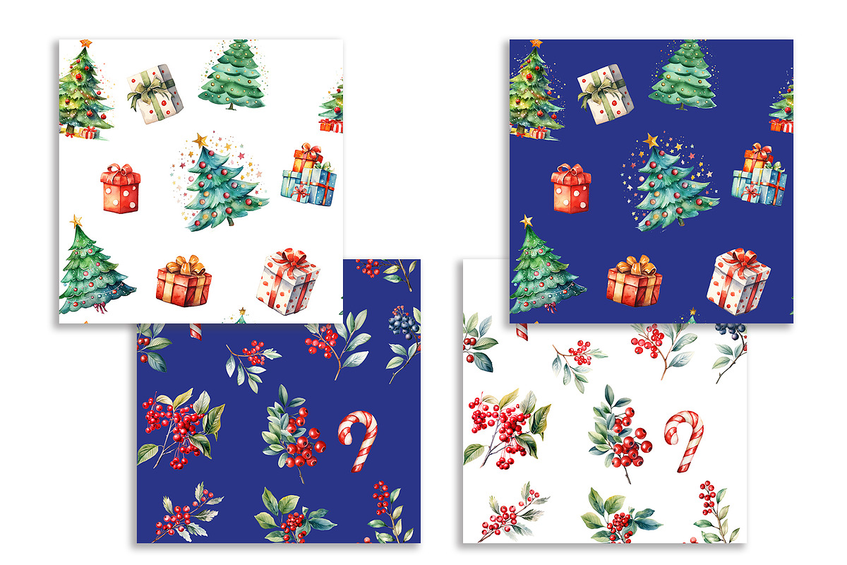 Watercolor christmas clipart, winter, an Object Graphic by KomtsyanTatyanaArt (Photo 2 of 5)