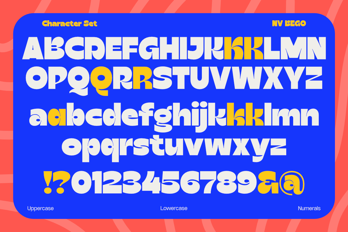 NV BEGO – Chunky Display Font, a Sans Serif Font by Novaratype (Photo 2 of 10)