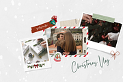Vlogmas YouTube Intro Template Canva, a Social Media Template by Studio Eburnean (Thumbnail 3 of 3)