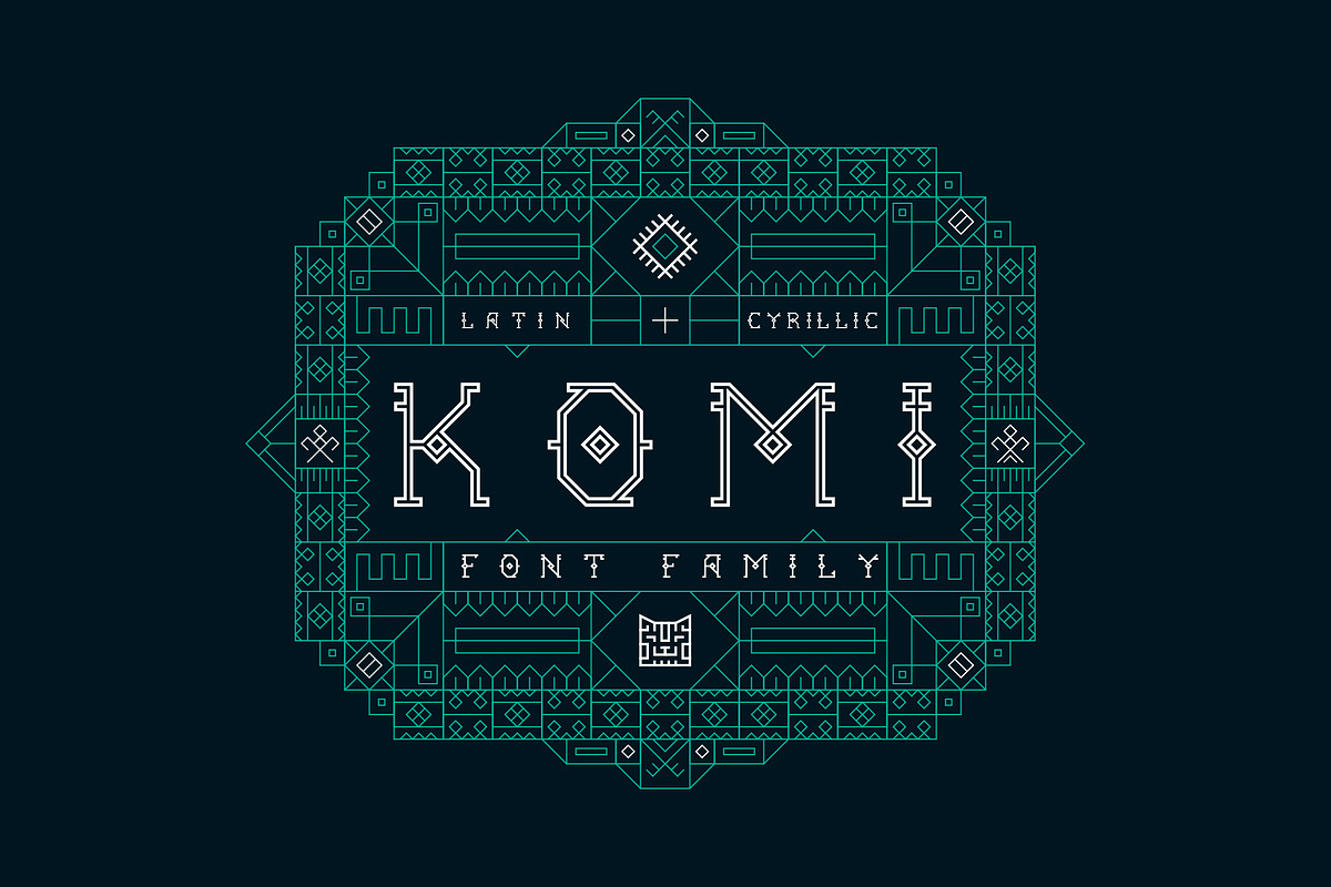 KOMI FONT FAMILY, a Font by 2DFUNS (Photo 1 of 12)