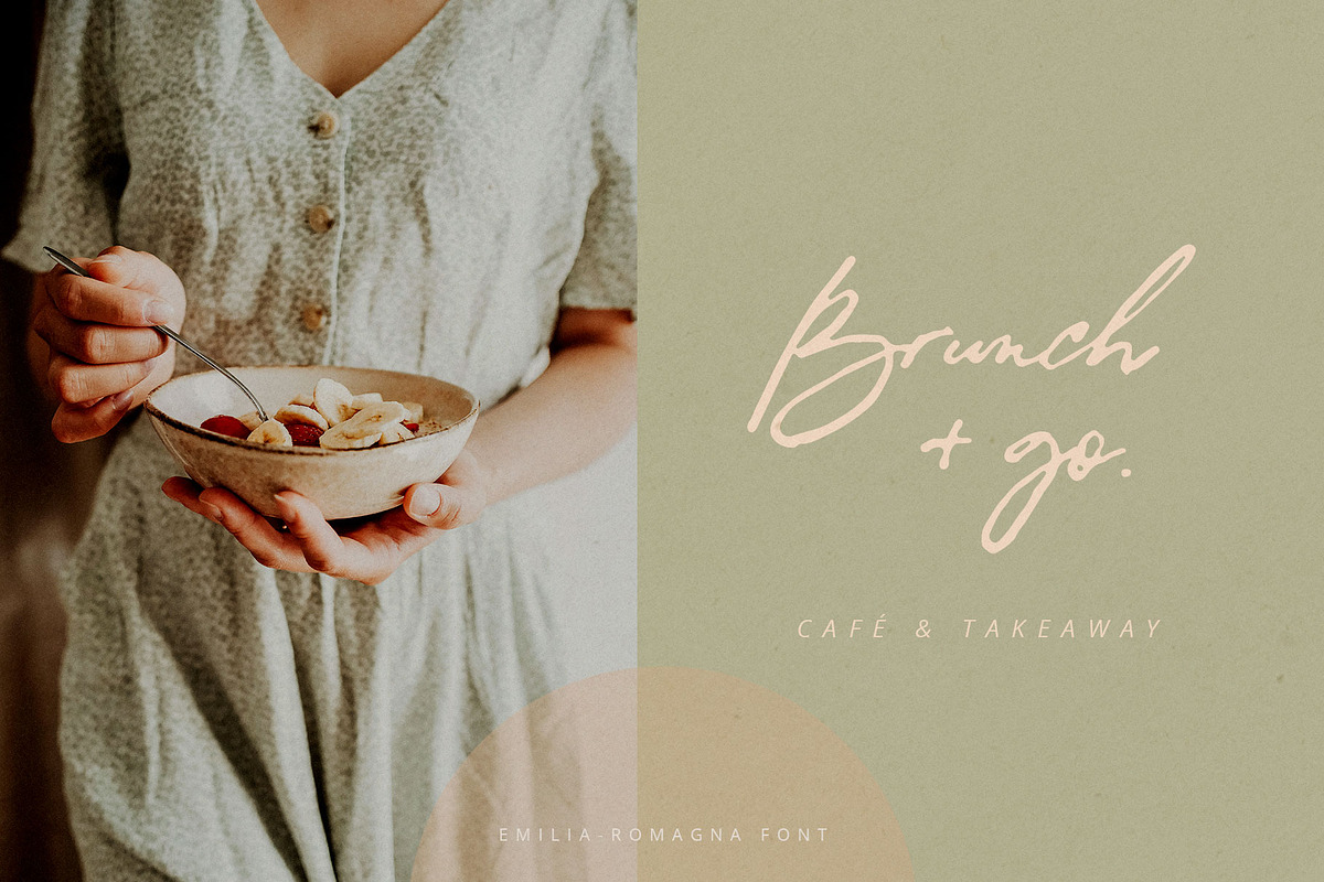 Emilia-Romagna Script Font, a Script Font by Creativeqube Design (Photo 9 of 13)