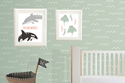 Marine World – cute sea animals, an Animal Illustration by ValeriiaFeeva (Thumbnail 3 of 12)