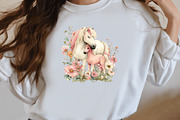 Whimsical Mother's Day Horse Clipart, an Illustration by Designworld (Thumbnail 7 of 8)