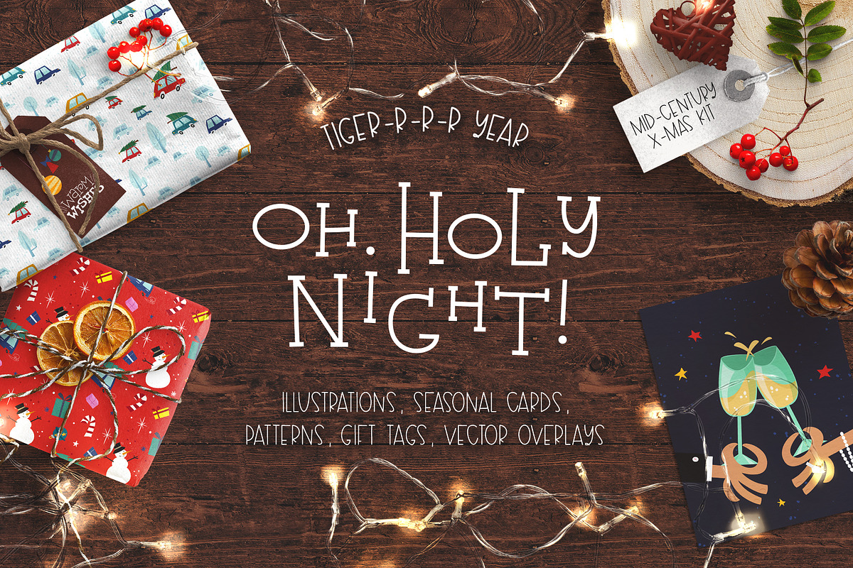 Oh, Holy Night! X-mas Decoration Kit, an Object Graphic by NiKO (Photo 1 of 16)
