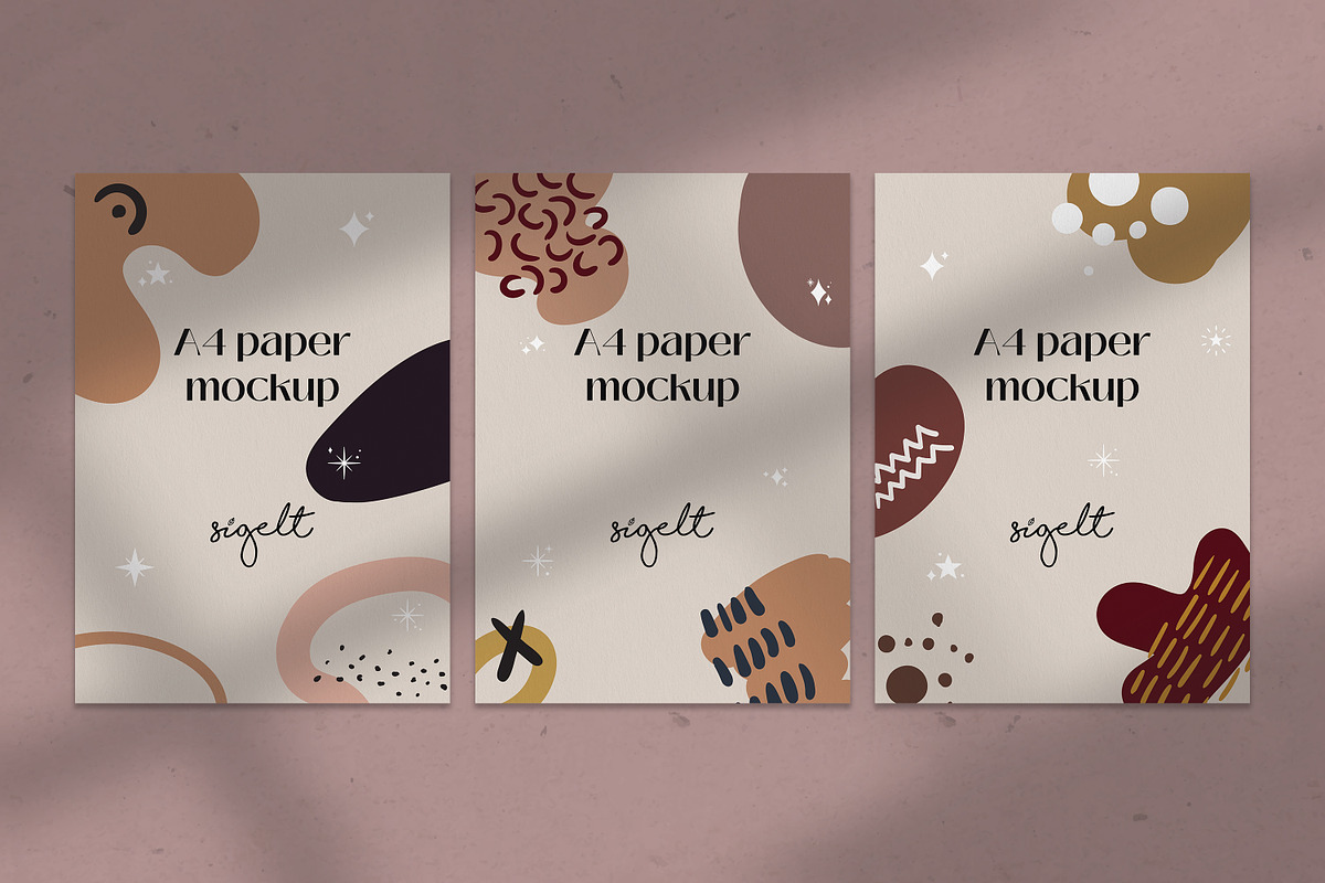 Paper document mockup, an Advertising Mockup by Sigelt (Photo 1 of 3)