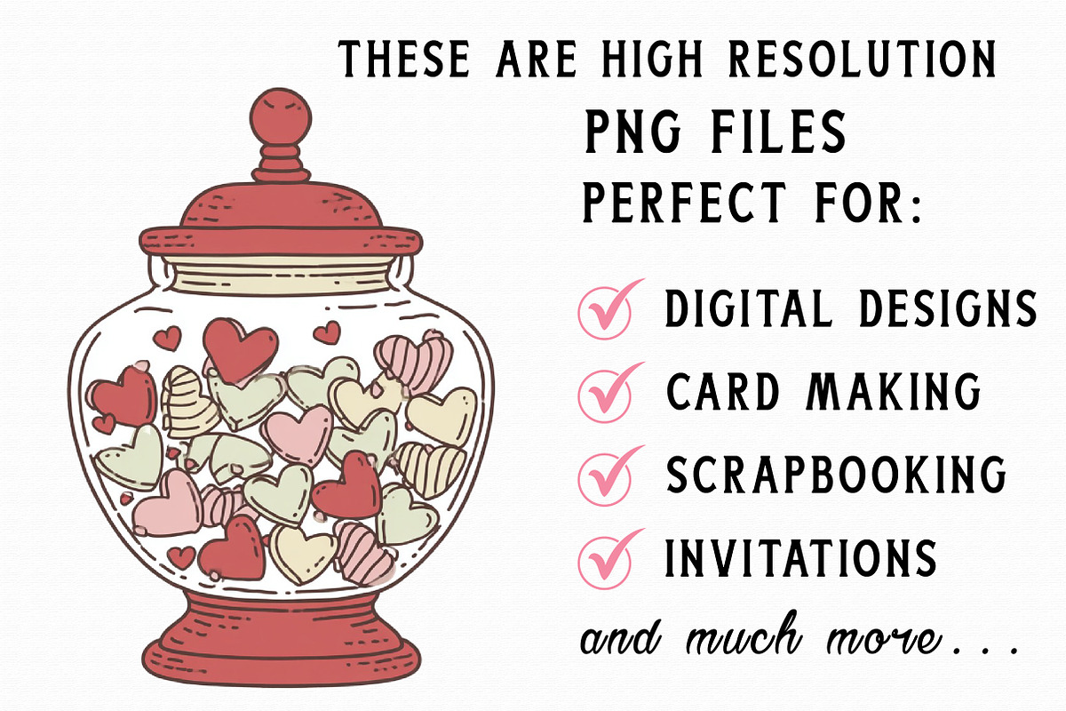 Whimsical Sweet Valentine Clipart, an Illustration by Libby Wishes (Photo 2 of 8)