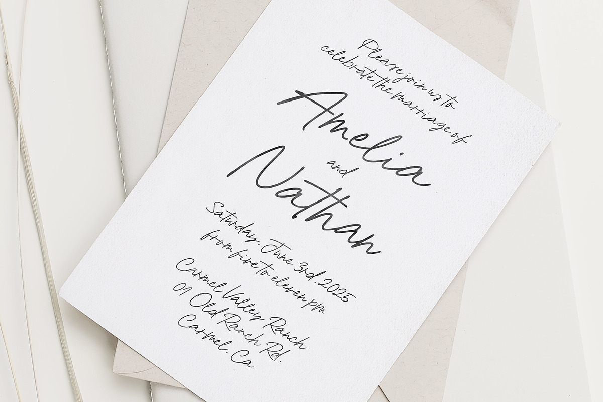 Wilde Paperie | Handwritten Script, a Script Font by Pink Coffie (Photo 8 of 11)