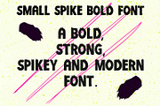 Small Spikey Font, a Font by Charlotte Breedon Design (Thumbnail 1 of 5)