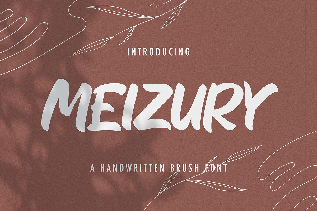 MEIZURY - Handwritten Font, a Script Font by StringLabs (Photo 1 of 10)