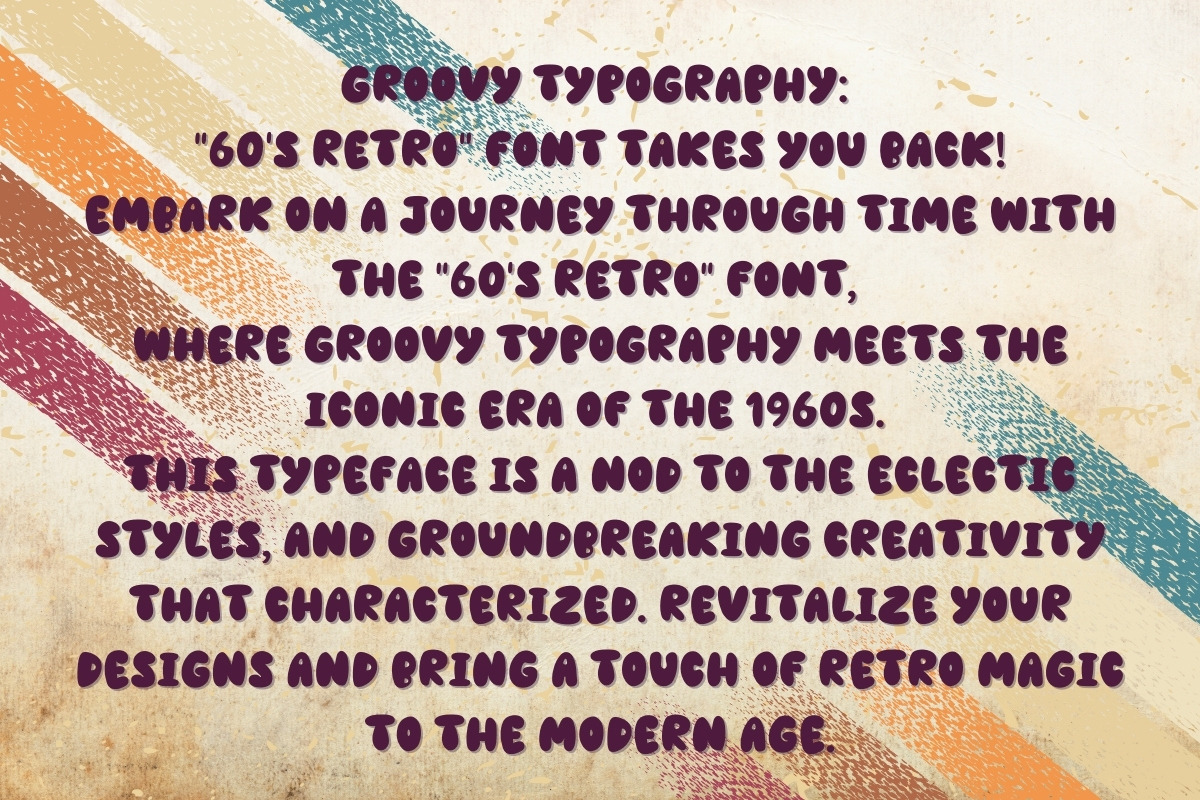 60’s Retro - Handwritting, a Handwritten Font by Charmingbear59.design (Photo 4 of 5)
