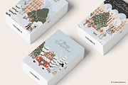 Christmas Winter City Illustrations, a Seasonal Illustration by LyubovZaytseva (Thumbnail 8 of 11)