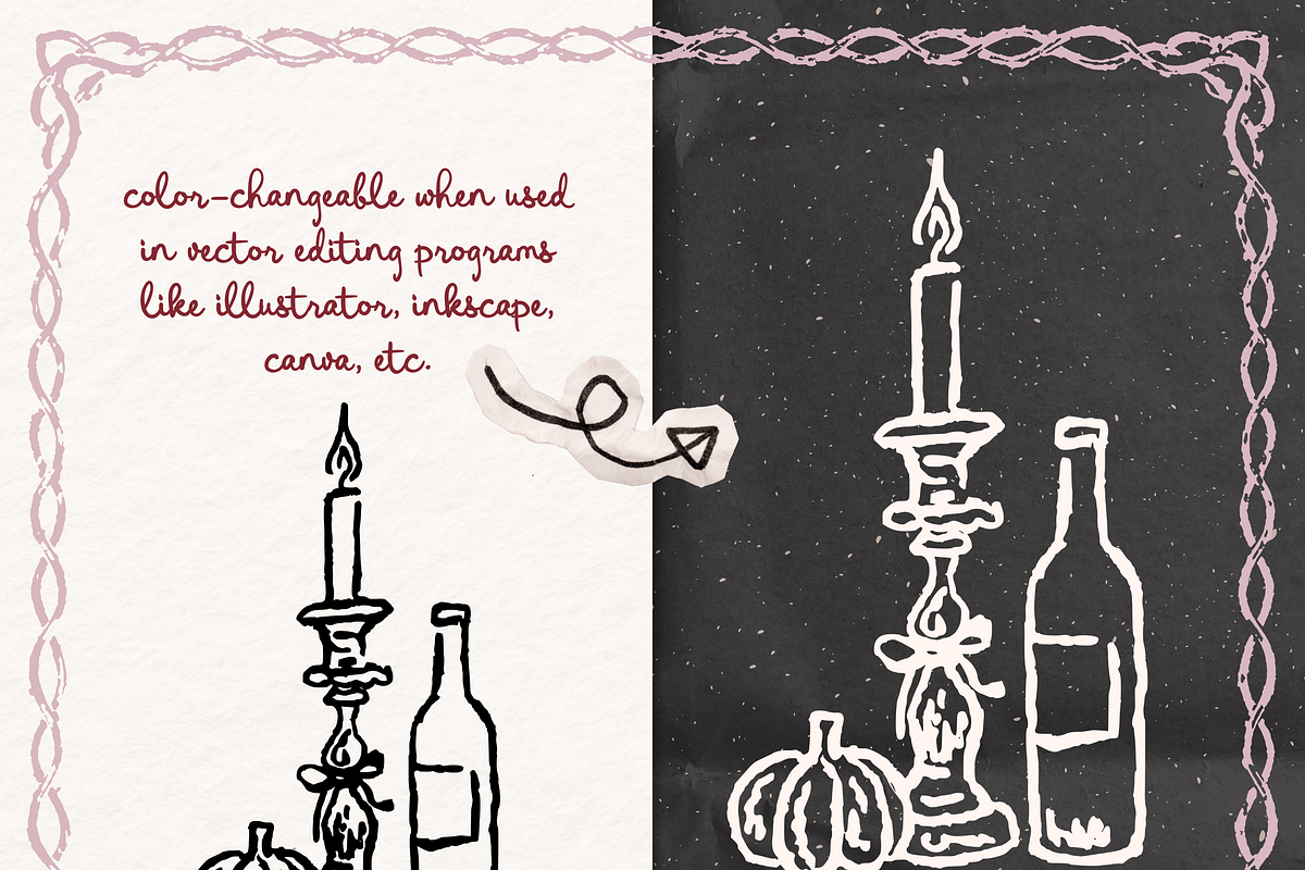 Thanksgiving Clipart, Dinner Set, a Seasonal Illustration by The October Creative (Photo 3 of 7)