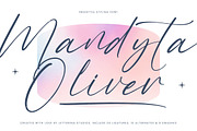 Mandyta Oliver Freestyle Stylish, a Script Font by Letterena Studios Script (Thumbnail 1 of 15)