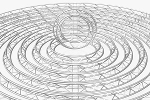 Circle Triangular Truss Collection