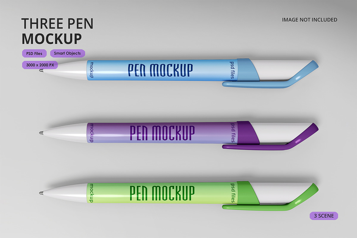 Pen Mockup, a Pens & Pencil Mockup by Mockupnine (Photo 1 of 4)