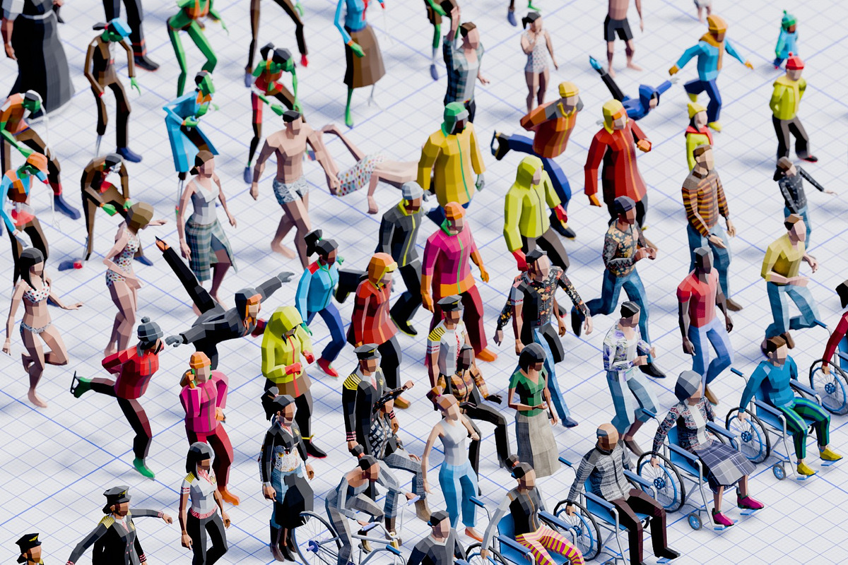 Low Poly Rigged Animated Compilation, a Characters & Person 3D Model by Studio Ochi (Photo 4 of 10)
