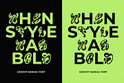 GF Maniac - Weird Display Font, a Handwritten Font by GroovyFontCo (Thumbnail 2 of 7)