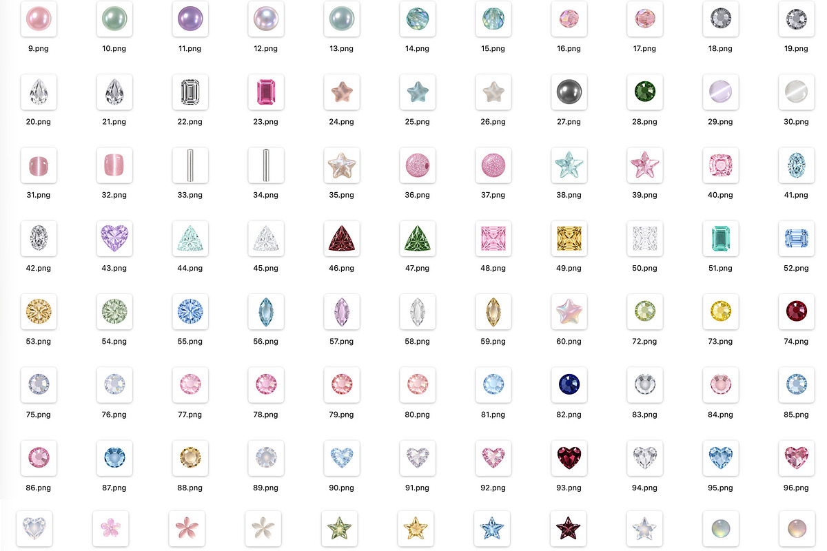 A Study of Shine Rhinestone Elements, an Object Graphic by Lidberia (Photo 9 of 15)