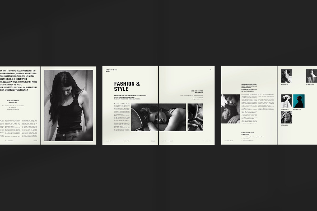 Lifestyle Magazine Template, a Magazine Template by Olion Lora (Photo 6 of 24)