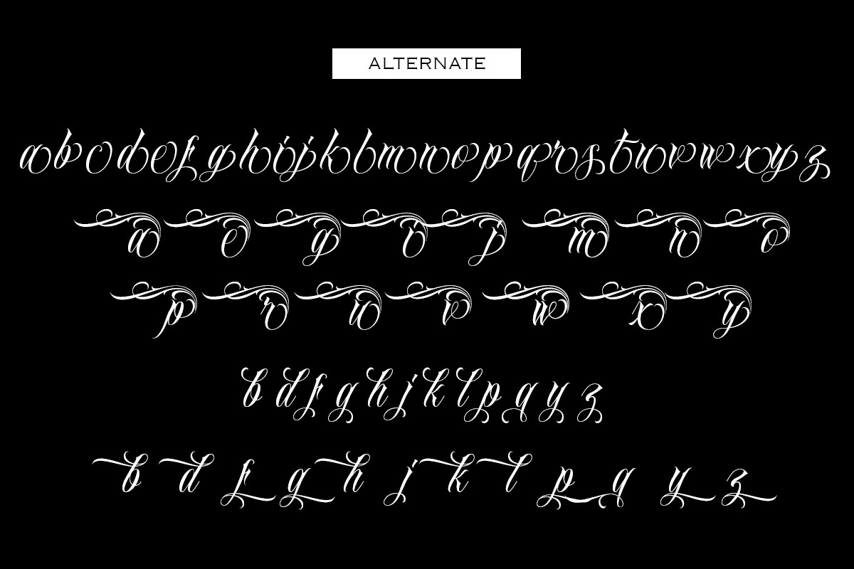 Loyalty - Bold Street Tattoo Script, a Script Font by Muntab_Art (Photo 7 of 8)