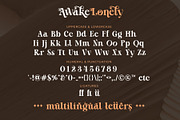 Awake Lonely - Swirl Serif Font, a Serif Font by Airotype (Thumbnail 11 of 14)