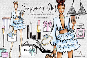 Chic Shopping Girl