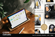 La Orange - CANVA & PS Instagram, a Social Media Template by Dirtytemp Studio (Thumbnail 2 of 6)