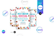 Ice Cream Social Flyer, a Flyer Template by Aam360 (Thumbnail 2 of 3)