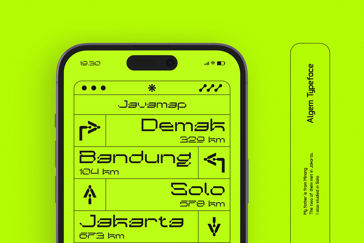 Algem - Futuristic Display Font, a Symbol Font by Font For Zula™ (Photo 5 of 19)