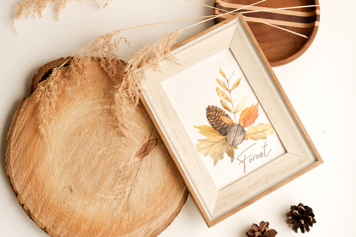 Watercolor Bundle Four Seasons., a Seasonal Illustration by NataliArkushArt (Photo 58 of 65)