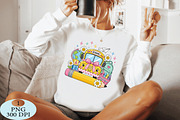 Cute Back to School Bus PNG, a Seasonal Illustration by Daily.Designs (Thumbnail 4 of 5)