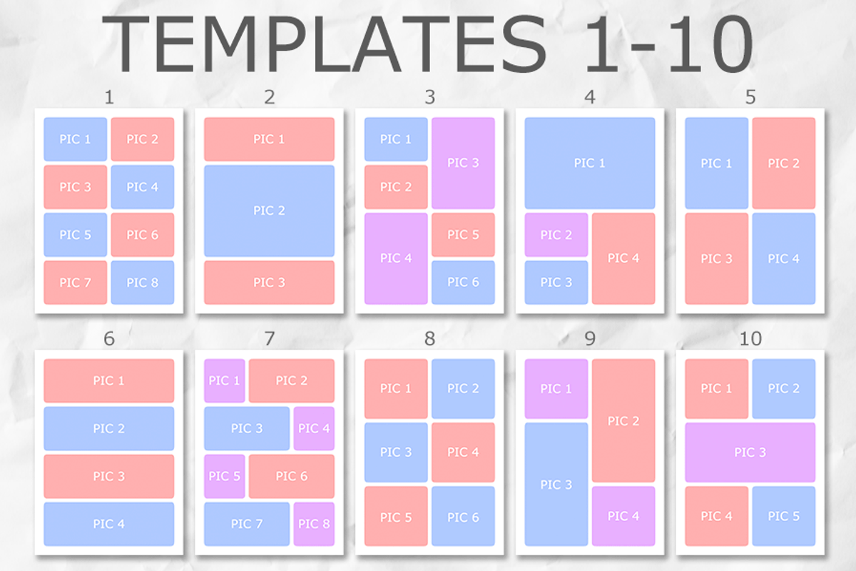 Photography Templates Photo Collage, a Card Template by Supremer Studio (Photo 2 of 6)