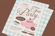 Tea Party Flyer, a Flyer Template by graphicook (Thumbnail 2 of 3)