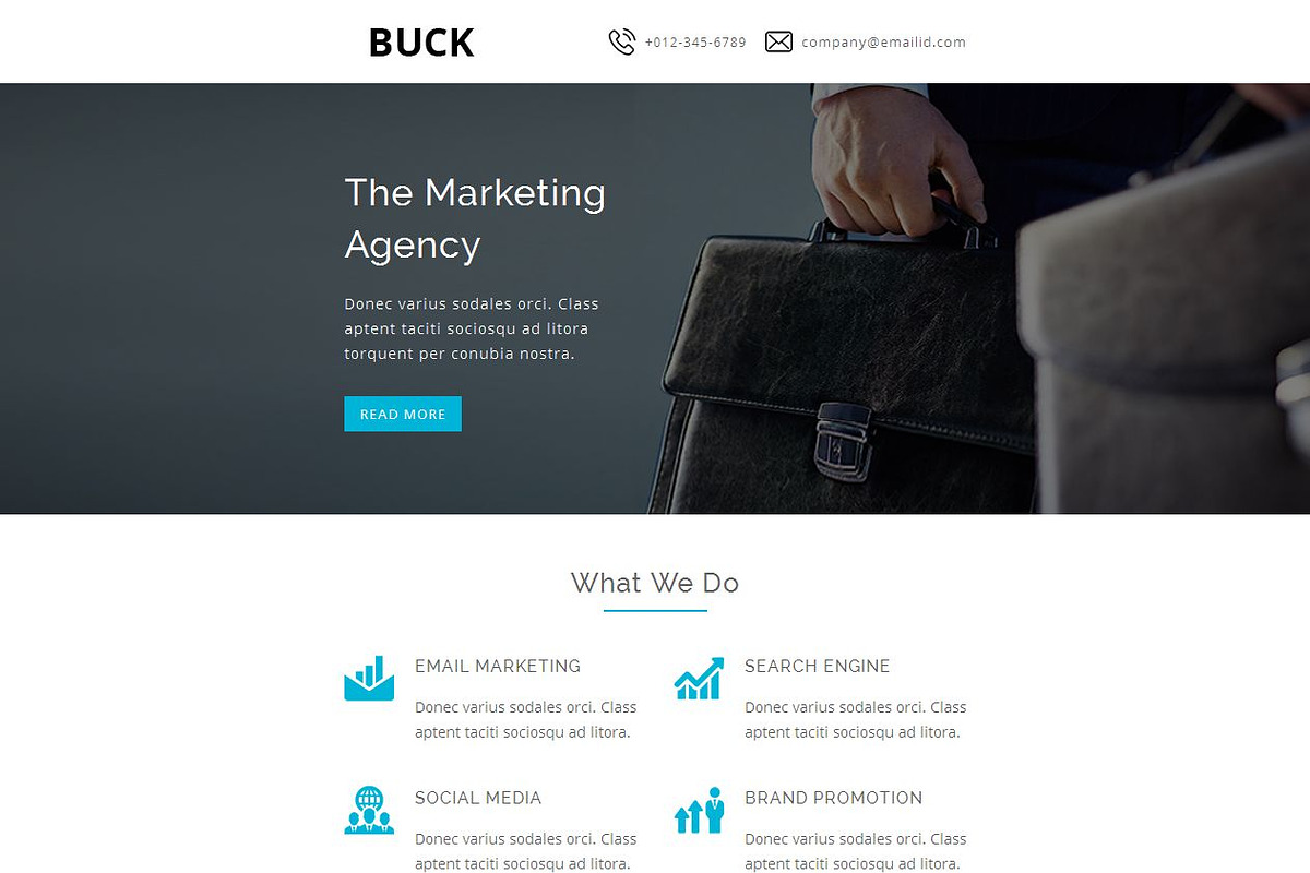 BUCK - Responsive Email Template, an Email Template by Pennyblack Templates (Photo 2 of 3)