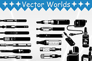 Vape SVG, Smoke, Vape SVG, an Object Graphic by VectorWorlds (Thumbnail 2 of 3)