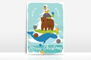 Christmas Card, a Card Template by land art (Thumbnail 1 of 4)