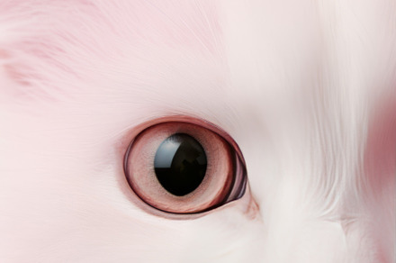 Beautiful white cat on a pink background, an Abstract Photo by Natalia Klenova's Shop