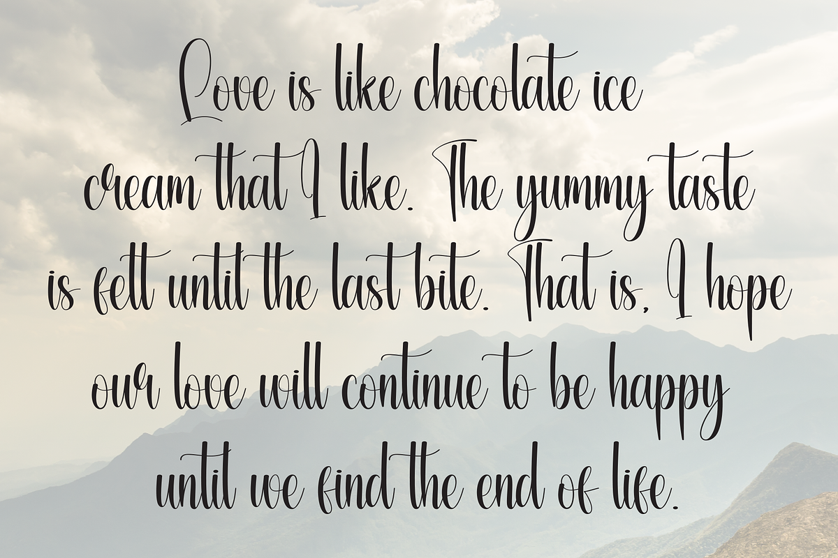 Sometimes | Script Font, a Handwritten Font by Scratchones (Photo 6 of 9)