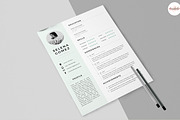 Elegant 1 Page Resume Template, a Resume Template by Emaholic Template (Thumbnail 4 of 5)