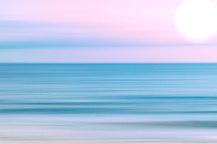 Sky and ocean blurred background stock photo containing abstract and artistic, a Nature Photo by Irina Moskalev