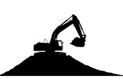 Excavator Construction Vector Bundle, an Illustration by Amazin_art (Thumbnail 11 of 51)