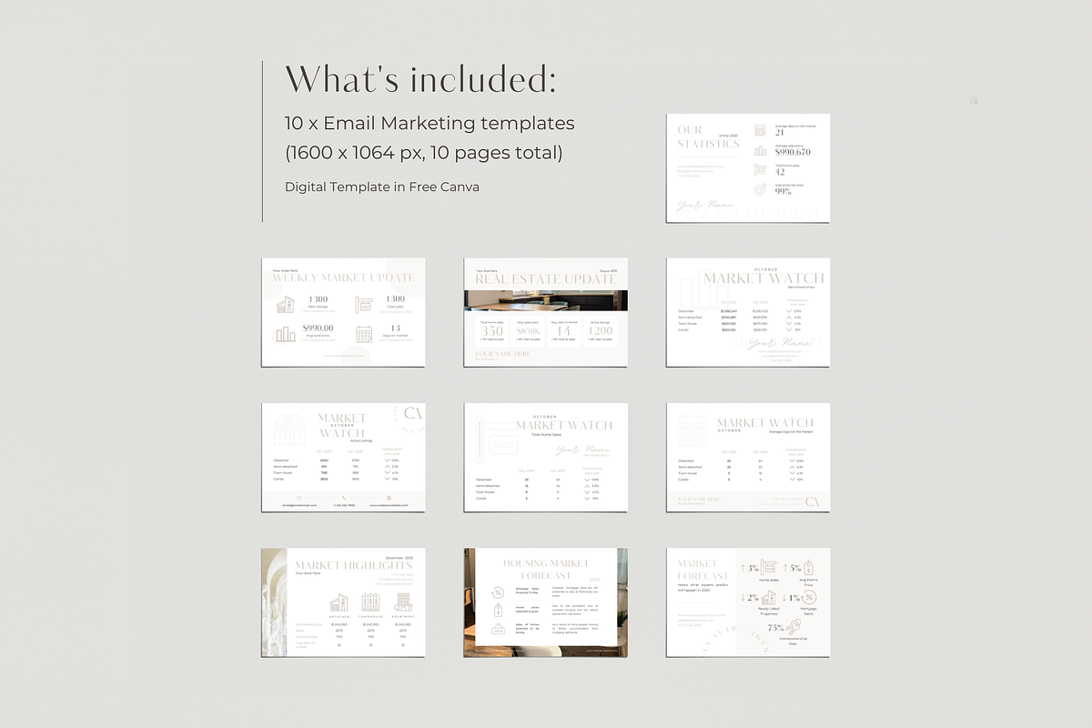 Real Estate Email Marketing Template, a Marketing Template by EstateElements (Photo 2 of 9)