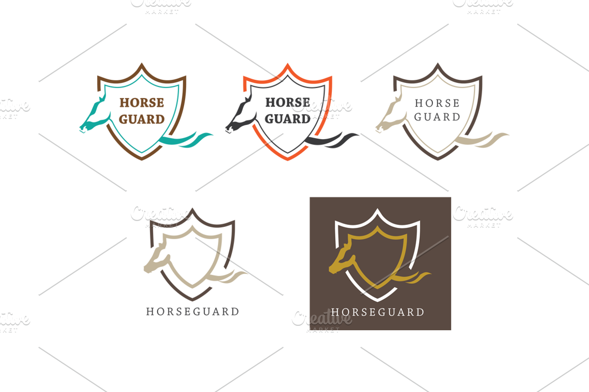 Horse Guard logo, a Branding & Logo Template by Knofe