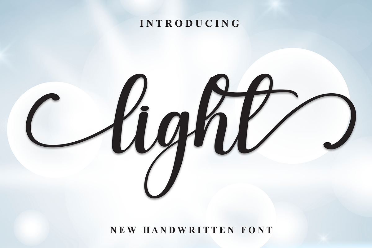 Light | Script Font, a Handwritten Font by Scratchones (Photo 1 of 9)