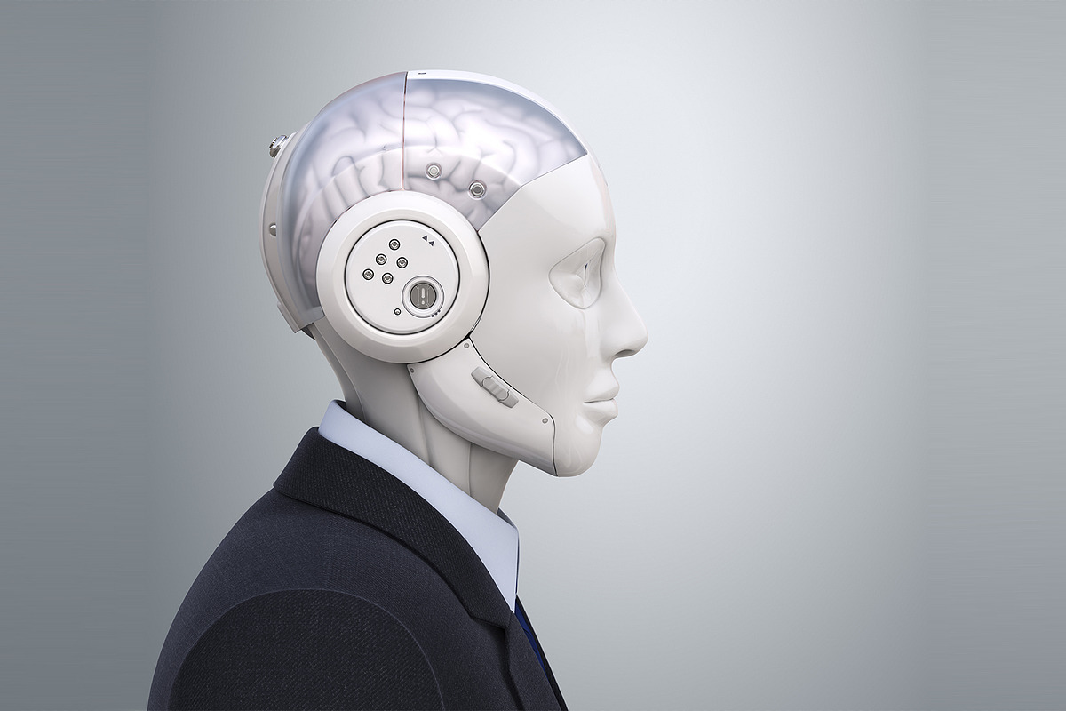 Robot in suit, a Technology Illustration by iLexx (Photo 1 of 2)